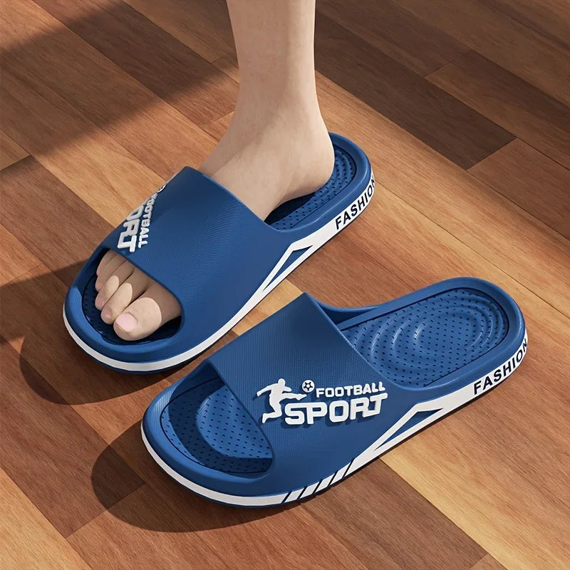 2025 Men’s Summer Slippers – Anti-Slip PVC Sandals for Indoor & Outdoor - Evallys.com