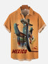 2024 Fashion Men's Hawaiian shirts Mexican Style Colorful Graffiti Art Poster Prints Short Sleeve Shirt Hawaii style clothing - Evallys.com