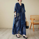 Bohemian Summer Maxi Dress – Vintage Loose Beach Streetwear - Evallys.com