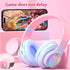 RGB Bluetooth Wireless Headphones For Girls Children's Headset with Microphone Support SD Card HIFi Stereo Gaming Earphone - Evallys.com