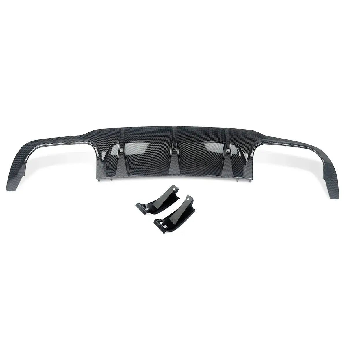 Carbon Fiber Look AMG Style Rear Diffuser For Mercedes W204 C250 C300 C350 12-14
