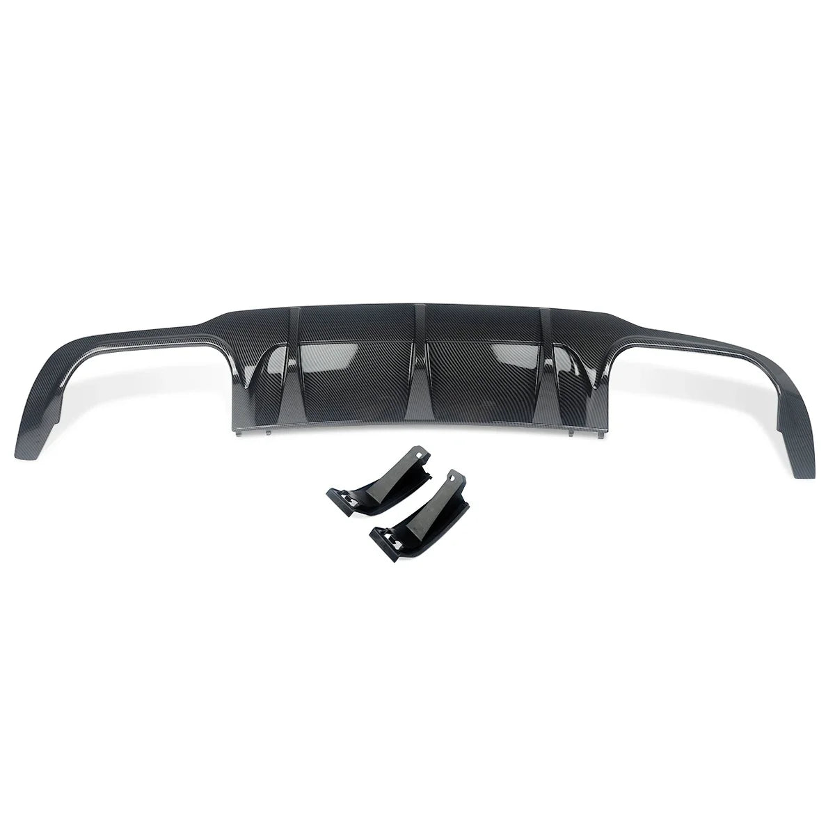 Carbon Fiber Look AMG Style Rear Diffuser For Mercedes W204 C250 C300 C350 12-14