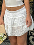 Women’s Floral A-Line Skirt with Built-in Shorts – Summer Beachwear - Evallys.com