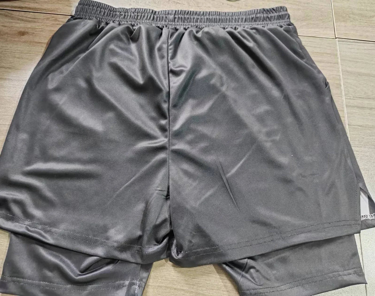 NEW Sport Running Casual Breathable Shorts Men Double-deck Jogging Quick Dry GYM Shorts Fitness Workout Men Shorts - Evallys.com