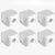 6/12/18pcs Cord Organizer Holder Magnetic Desktop Cable Clip Management Hidden Phone Charging Cord Holder For Kitchen Appliances