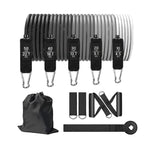 Workout Bands Set 11pcs Elastic Workout Bands Elastic Bands For Strength Training For Men And Women Workout Equipment - Evallys.com