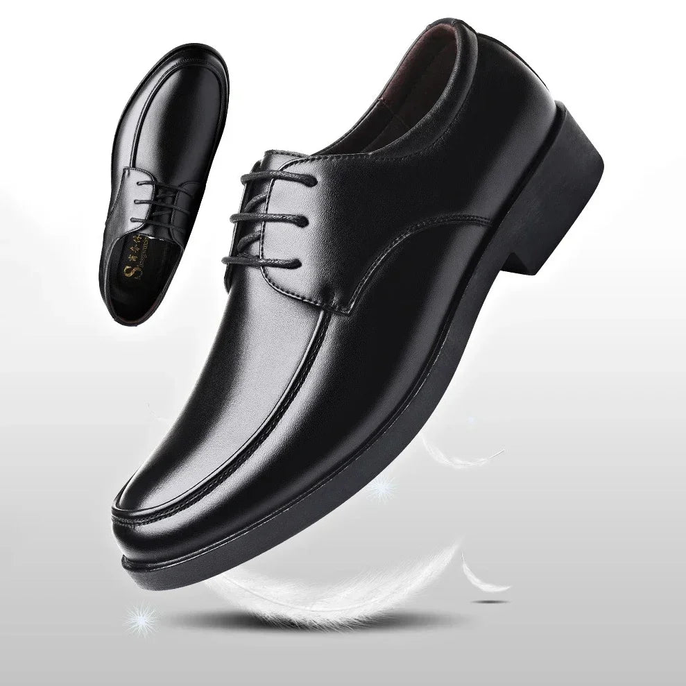 Mens Dress Shoes Men's Formal Original Leather Italian Skin Shoes for Men Elegant Casual Business Luxury Social Male Shoe - Evallys.com