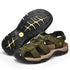 Men’s Genuine Leather Summer Sandals – Casual Outdoor Beach Shoes - Evallys.com