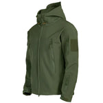Military Shark Skin Soft Shell Jackets Men Tactical Windproof Waterproof jacket men Army Combat Jackets Mens Hooded Bomber Coats - Evallys.com