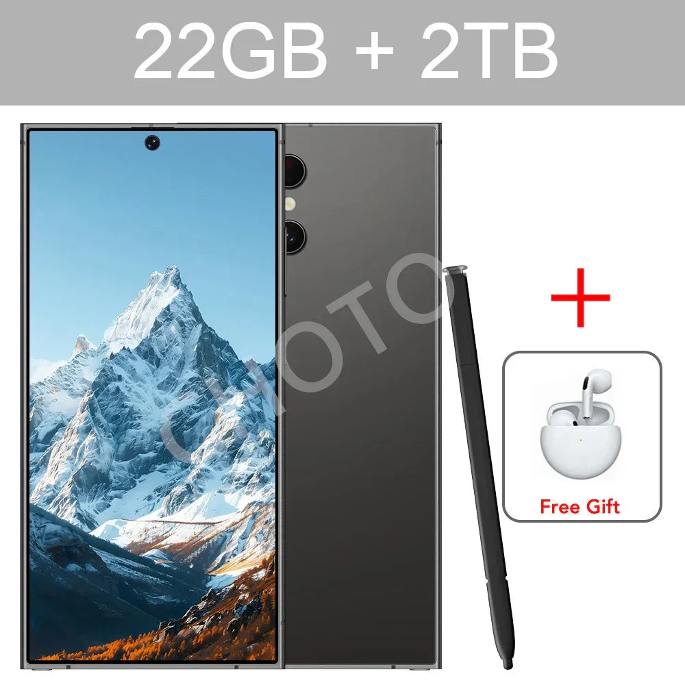Screen Protector For S24 Ultra Smartphone 7.3inch Protector Original Cellphones 5G Dual SIM Andriod 7800mAh Mobile Cell Phones - Evallys.com