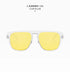 SORVINO Oversized Red Square Rivets Sunglasses Fashion Women Vintage Brand Designer Men Trendy Yellow Sun Glasses Shades UV400 - Evallys.com