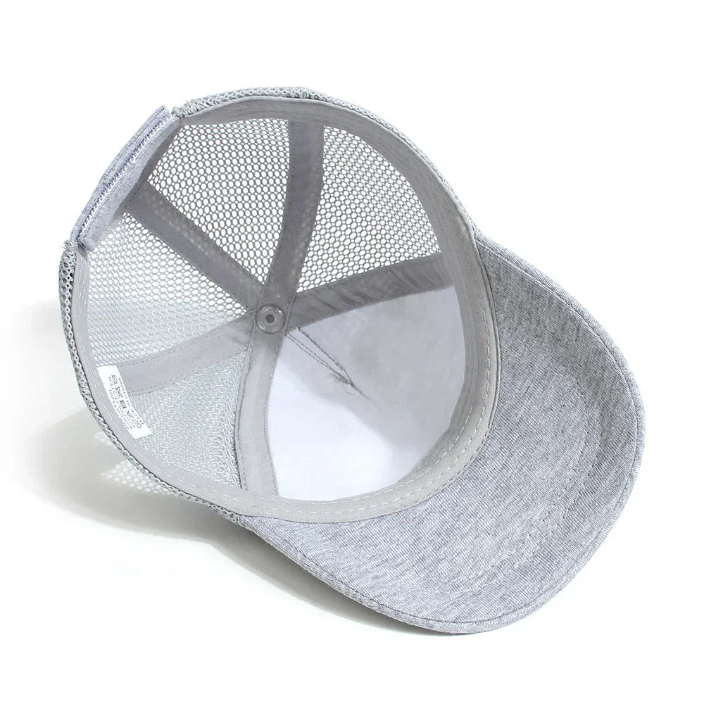 Lovely Kids Trucker Ball Cap Outdoor Leisure Duck Cap Solid Color Curved Brim Sun Hat Baseball Cap 7 colors - Evallys.com