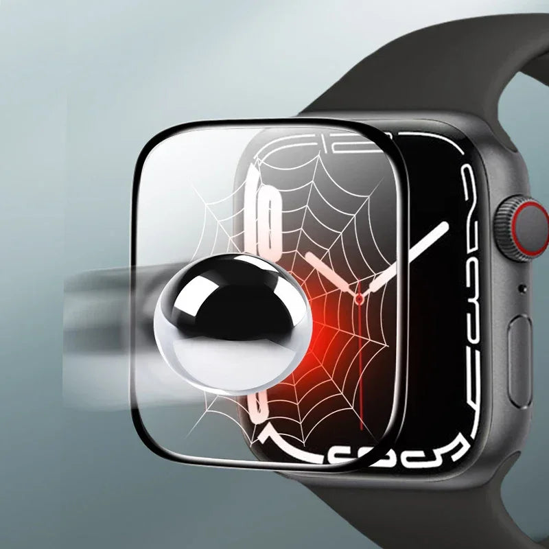 3D Film Screen Protector For Apple Watch ultra 49mm Serie 7/8 41mm 45mm 42/38mm (Not Tempered Glass) iwatch 6 5 4 3 Se 40mm 44mm - Evallys.com