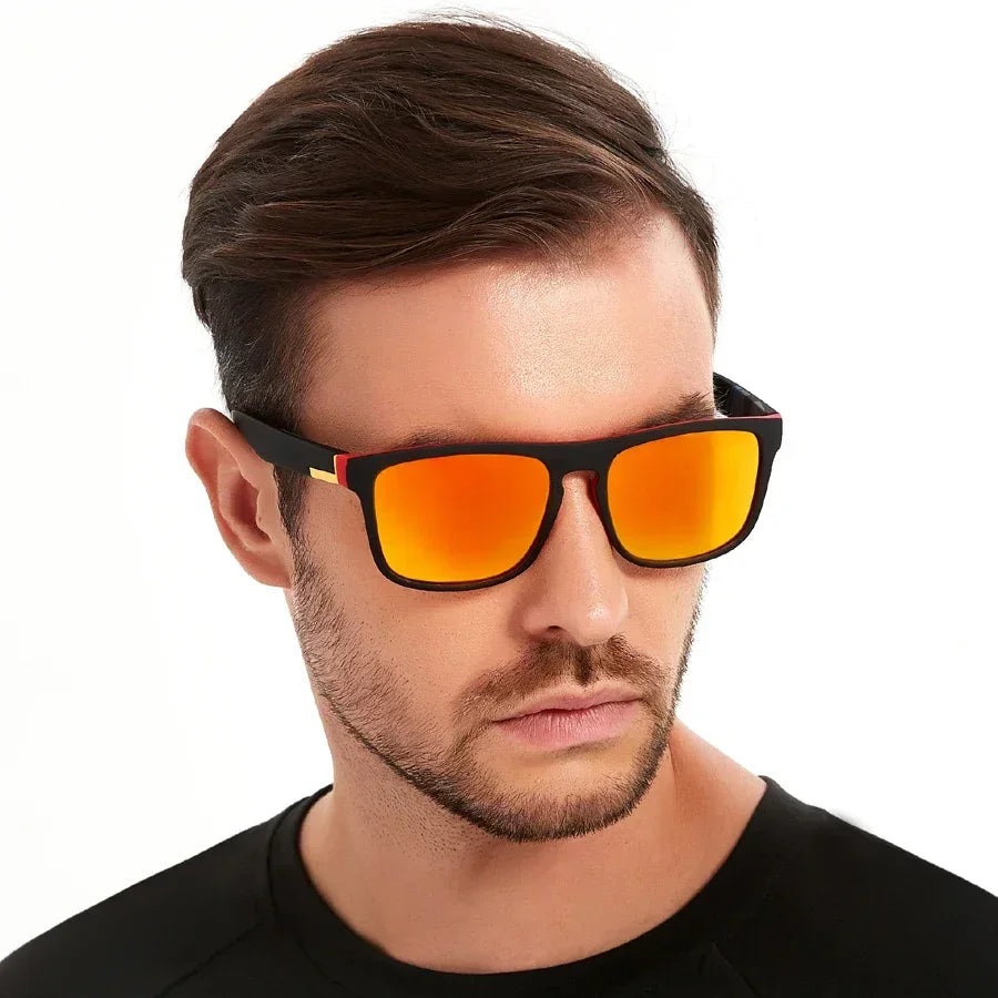 Fashion Vintage Square Sunglasses Men Women Fishing Driving Man Luxury Brand Designer Sun Glasses Retro Eyewear UV400 Gafas - Evallys.com