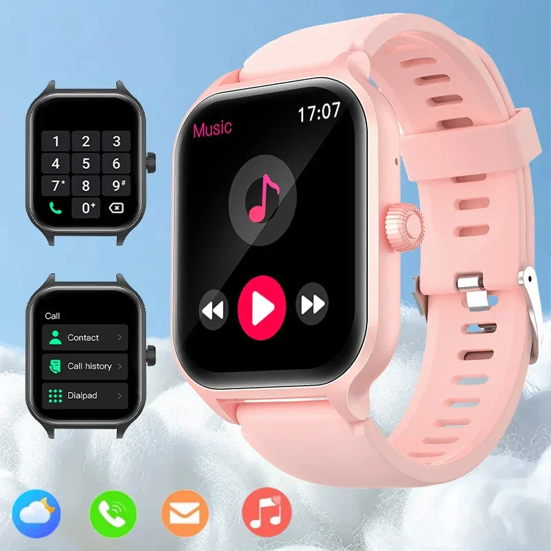 Smart watch, wireless calling/dial, multi-Sport mode, calling reminder and rejection, SMS reminder, for iPhone/Andriod - Evallys.com