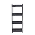 Plastic Rolling Utility Cart with Handle Storage Trolley for Office, Living Room, Kitchen, Movable Storage Organizer with Wheel
