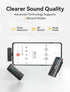 vernee V10 Wireless Lavalier Microphone 60M Noise Cancellation Vlog Short Video Recording Mini Mic for iPhone/Android - Evallys.com