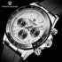40mm New V2 PAGANI DESIGN Men's Quartz Watches Sapphire Retro Chronograph Stainless Steel Waterproof Watch Men Relogio Masculino - Evallys.com