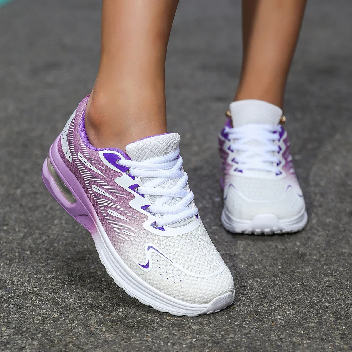 Sneakers for Women Orthopedic Sneakers Walking Shoes for Women, Lightweight Casual Tennis Sneakers Air Running Shoes - Evallys.com