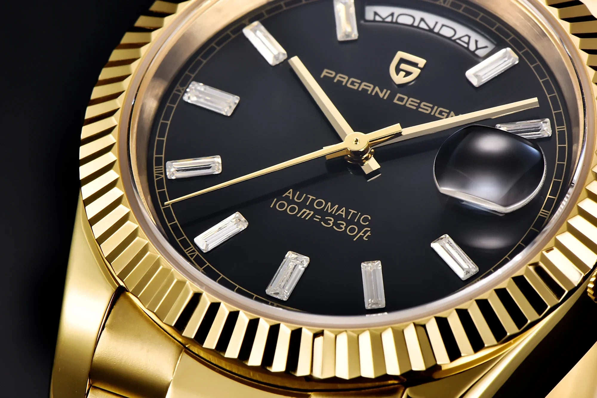 PAGANI DESIGN DD36 Gold Green V2 Men's Mechanical Watches Luxury Automatic Watch For Men 2024 New AR Sapphire glass Wrist watch - Evallys.com