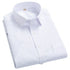 2022 Plus Size 8xL 7XL 6XL Men's Business Short Sleeve Fomal Shirts Man Striped Summer Work Dress Shirt Soft White - Evallys.com