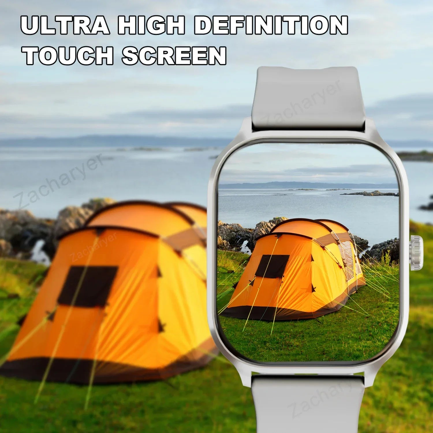 Smart watch, wireless calling/dial, multi-Sport mode, calling reminder and rejection, SMS reminder, for iPhone/Andriod - Evallys.com