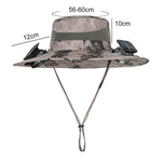 Solar Powered UV Protection Hat – Fan Cooling Wide Brim Cap - Evallys.com