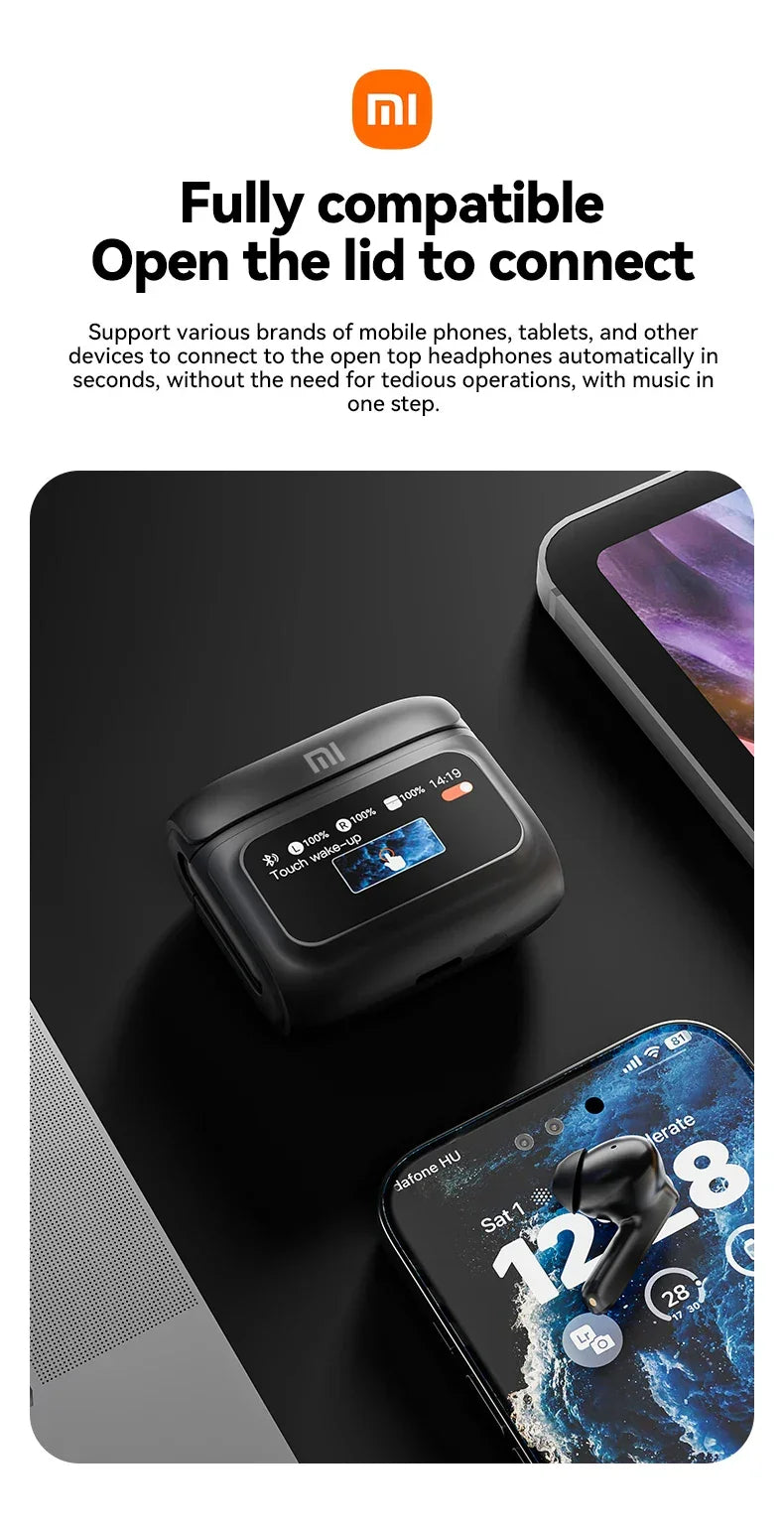 Xiaomi ANC Wireless Earbuds Bluetooth Earphone Touch Screen airpods Control Active Noise Reduction In Ear Headphone Bulit in Mic - Evallys.com