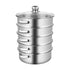 26CM 5 Tier Stainless Steel Steam Cooker Steamer Food Vegetable Pot Kitchen