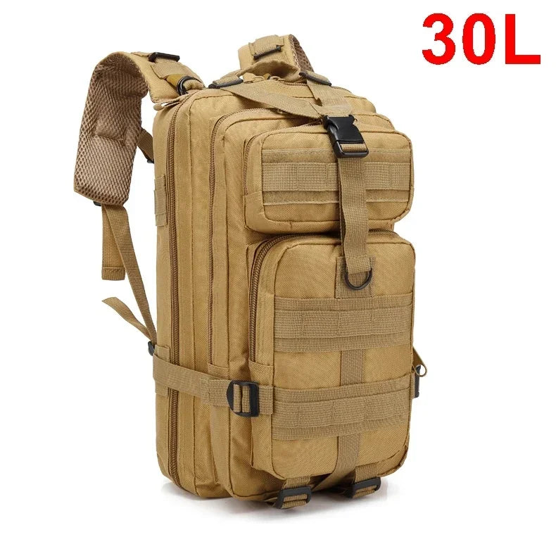 30/50L Tactical Backpack – Outdoor Hiking, Hunting & Survival Gear Bag - Evallys.com