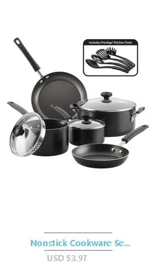 Rametto Professional Grade 8-Piece Cookware Set Anodized Aluminum Enamel Cast Iron Stainless Steel Oven Safe Dishwasher Safe - Evallys.com
