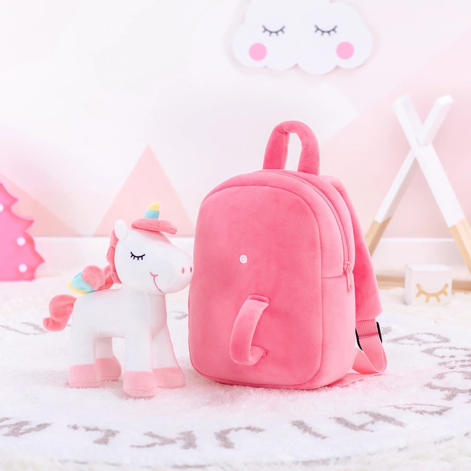 Plush Unicorn Backpack for Kids – Cute Stuffed Animal Bag - Evallys.com