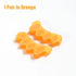 1 Pair Silicone Toe Separator, Bunion Corrector,Hammer Toe Corrector, Soft Silicone Material for Toe Separation Foot Care Tool - Evallys.com