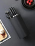 Kitchen Accessories 8.8 inch Kitchen Knife Holder Drainable Chef Knife Stand Plastic Knife Holder Bucket Kitchen Storage Tools