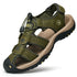 Men’s Genuine Leather Summer Sandals – Casual Outdoor Beach Shoes - Evallys.com