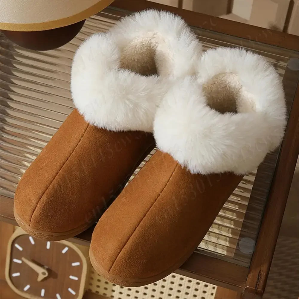 2024 New Women Snow Boots Casual Plush Warm Classic Thickened Cotton Shoes Classic Winter Thick-soled Women's Ankle Boots - Evallys.com
