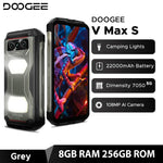 World Premiere DOOGEE V Max S 5G Rugged Phone Dual Camping Lights 22000mAh Battery 24GB(8+16) 256GB 108MP AI Camera Smartphone - Evallys.com