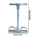 Foot Pedal Resistance Band 6-Tube Elastic Yoga Strap Resistance Band LED Display Bodybuilding Expander Fitness Equipment For - Evallys.com