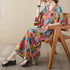 Bohemian Summer Maxi Dress – Vintage Loose Beach Streetwear - Evallys.com