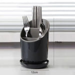 1pc Cutlery Storage Holder Plastic Drainer Drain Containers Drying Rack Tableware Table Knife Spoon Fork Container Kitchen Tool
