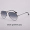 Top Quality Real Glass Lenses Men Women Sunglasses Brand Fashion Pilot Metal Frame Classic Style Outdoor UV400 Sun Glasses - Evallys.com