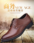 Men Dressing Shoes Formal for Men's Casual Shoe Leather Social Wedding Designer Pointed Toe Black Office Winter Shoes Brand 2023 - Evallys.com