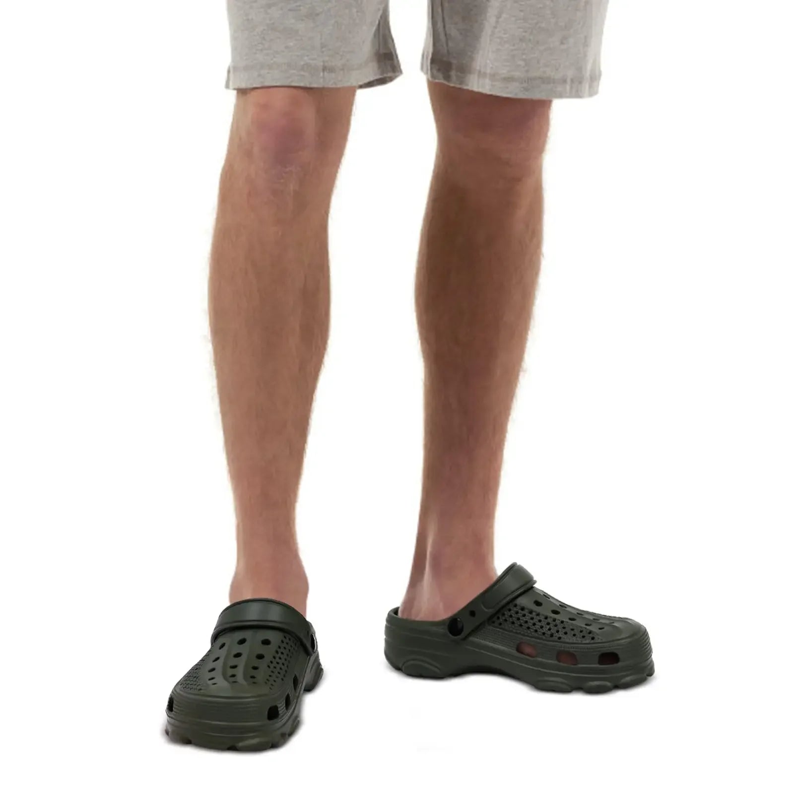 Comwarm Men’s Clogs – Breathable Non-Slip Garden & Beach Sandals - Evallys.com