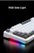 AULA F87 Pro Mechanical Keyboard 3 Mode 2.4G/USB/Bluetooth Tri Mode Wireless Gaming Keyboard 87 Key Hotswap RGB Gasket Keyboard - Evallys.com