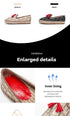 Women’s Vacation Flat Shoes – Comfortable Hemp Sole Non-Slip Walking Flats - Evallys.com
