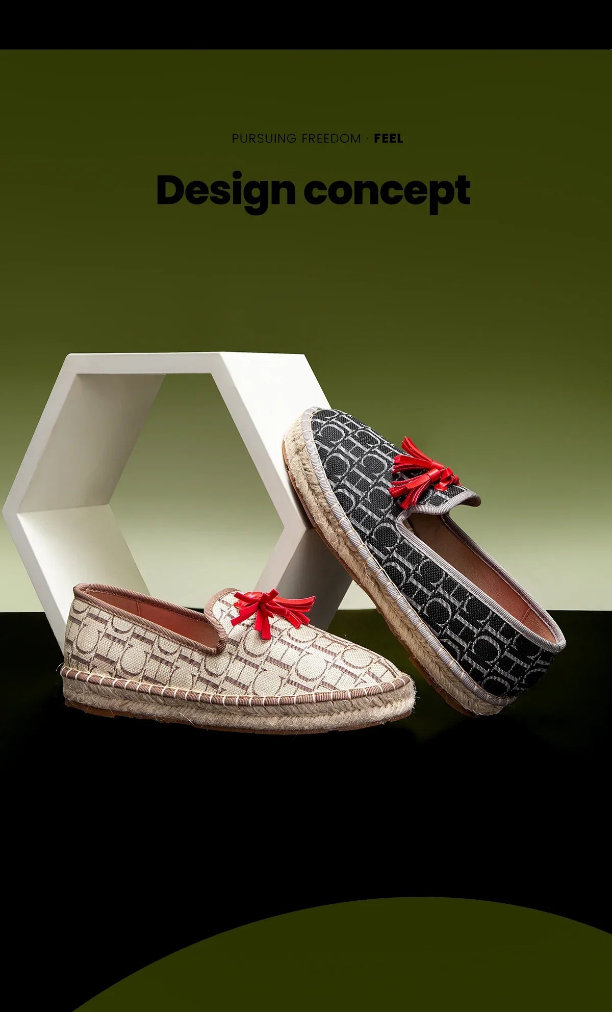 Women’s Vacation Flat Shoes – Comfortable Hemp Sole Non-Slip Walking Flats - Evallys.com