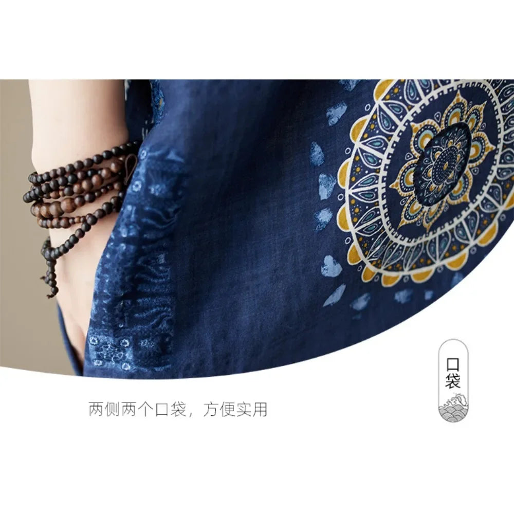 Bohemian Summer Maxi Dress – Vintage Loose Beach Streetwear - Evallys.com