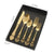 Golden Stainless Steel Cutlery Set Royal European Spoon Fork Complete Tableware Retro Design Dishwasher Safe Elegant Flatware