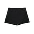 TRAF Asymmetrical Skort – High Waist Black Mini Skirt Shorts - Evallys.com
