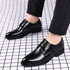 Mens Leather Dress Shoes Men's Formal Social Male Shoe Casual Business Pointed Toe Luxury Party Designer Shoes for Men - Evallys.com